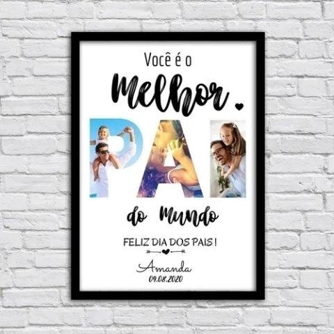 Quadro - Melhor Pai do Mundo
