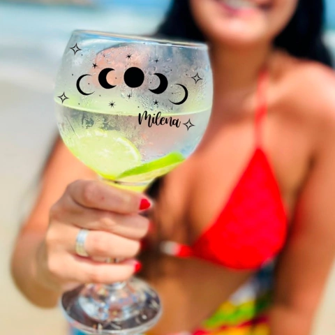 Taça de Gin Lua e Sol II - Vidro