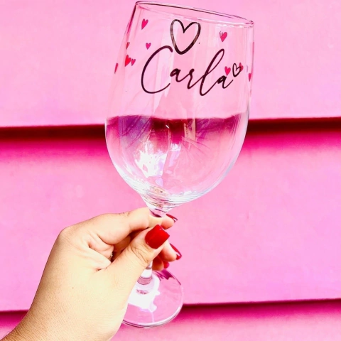 Taça de Vinho Coração 360