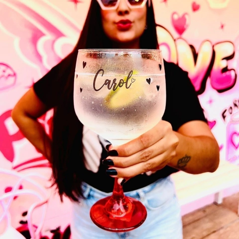 Taça de Gin - Personalizado Love