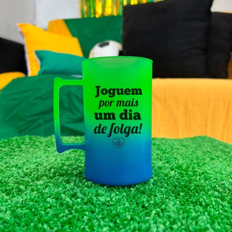 Caneca de Chopp Acrilico Degradê 500ml
