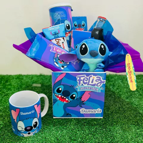 Kit Lilo Stitch Aniversário - COMPLETO