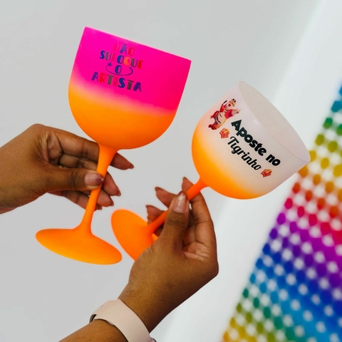 Taça de Gin Personalizada - Degradê Carnaval - comprar online