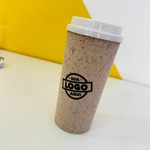Copo Fibra de Bambu 500 ml Personalizado - comprar online