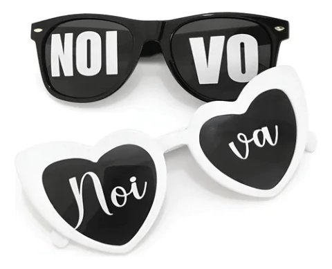 2 Óculos Festa Casamento Noiva Noivo Despedida Coração Casei - comprar online