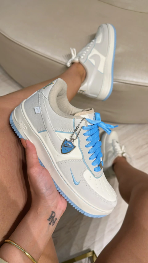 Tênis AF1 Off/Azul - comprar online