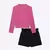 Conjunto Blusa em Ribana Manga Longa e Short Saia em Tecido Alfaiataria Infantil Menina Infanti 72437 - comprar online