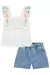 Conjunto de Blusa e Shorts em Jeans Bellini com Elastano INFANTI 67754 na internet