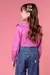 Blusa Infantil Boxy em Sarja Stretch Pink - Kukiê 71985 - comprar online