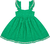 Vestido linho alça babado guipir - 8084 na internet