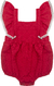 Romper linho alça babado guipir - 8086 - comprar online