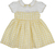 Vestido xadrez com gola bordada - 8172 - comprar online