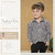 7718 - Camisa xadrez preto e branco - comprar online