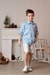 Bermuda listrada off white - 8100 - comprar online