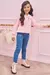 Calça Skinny em Jeans com Elastano 79634 Infanti Infantil Menina na internet