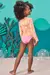 Conjunto de Blusa e Calcinha em Malha com Proteção UV 50+ 83566 Kukiê Infantil Menina na internet