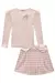 Conjunto de Blusa em Canelado Liz e Short Saia em Malha Pied Poule 81194 Infanti Infantil Menina na internet