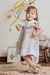 Vestido floral coelhinho lilás - comprar online