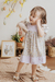 Vestido floral coelhinho lilás na internet