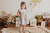 Vestido floral coelhinho lilás na internet