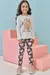 Conjunto Infantil Menina Kukiê Meia Estação Blusa Alongada E Legging 79747