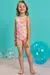 Maiô em Malha com Proteção UV 50+ 83575 Kukiê Infantil Menina