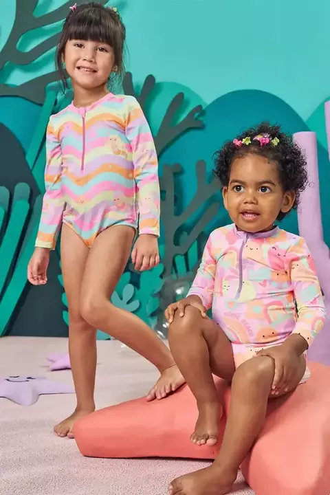 Maio em Malha com Proteção UV50+ 83041 Kukiê Bebê Menina