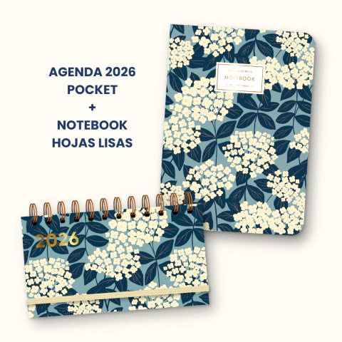 Imagen de Combo Agenda 2026 MARSELLA (Agenda + Notebook)