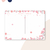 Planner Semanal Sakura c/imán
