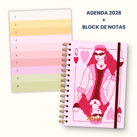 Combo Agenda 2026 QUEEN (Agenda + Planner) - comprar online