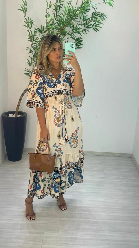 VESTIDO MILLA FLORIDO - comprar online