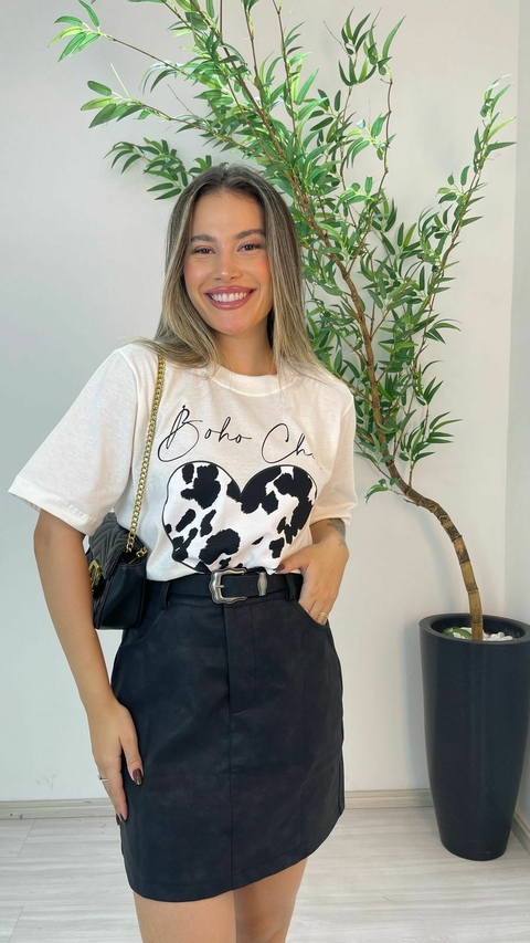 T-SHIRT BOHO CHIC ANIMAL PRINT - comprar online