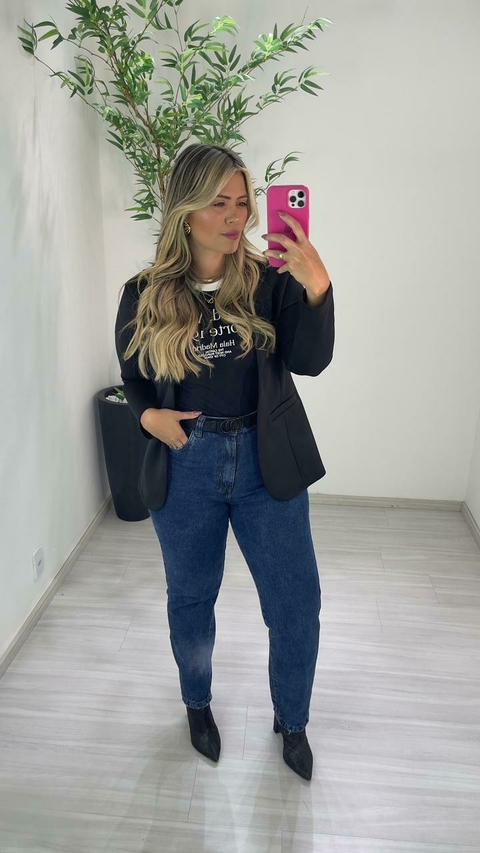 T SHIRT MADRID PRETA