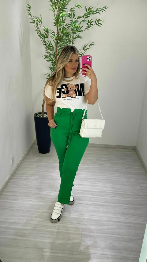 CALÇA PROMO VERDE BANDEIRA