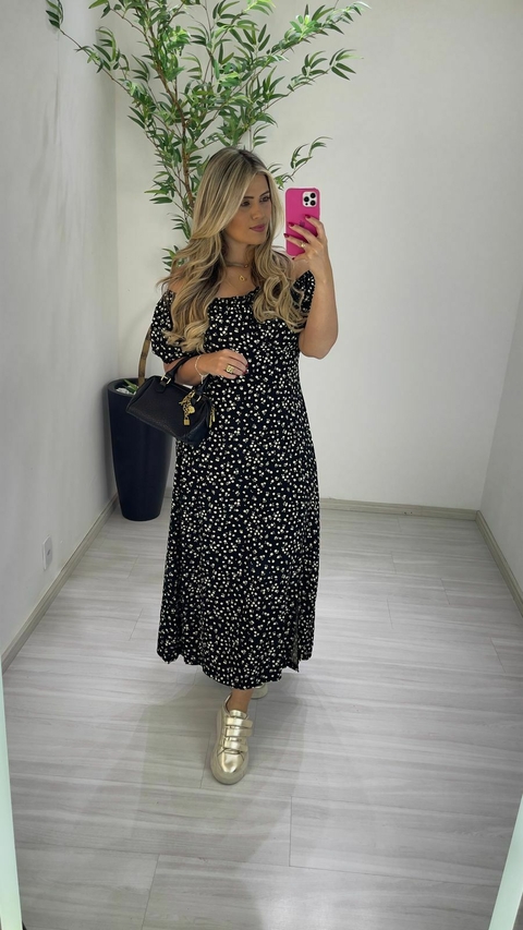 VESTIDO TASSIA PRETO