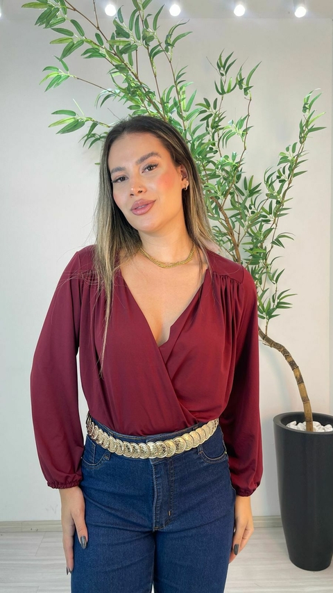 BLUSA TRANSPASSADA MANGA MASSALA - comprar online