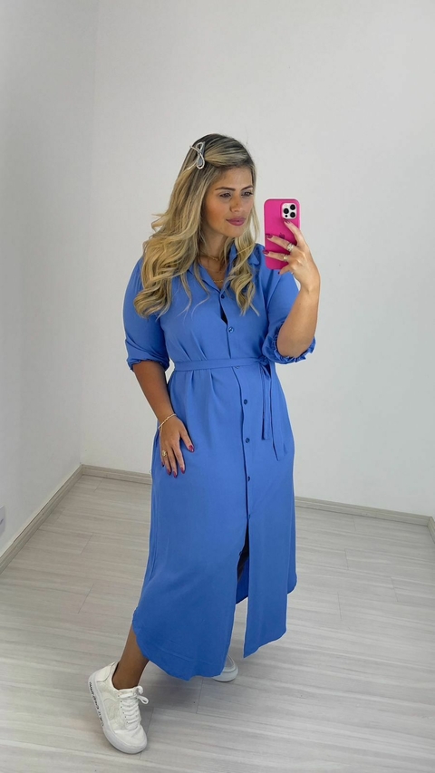 CHEMISE AZUL