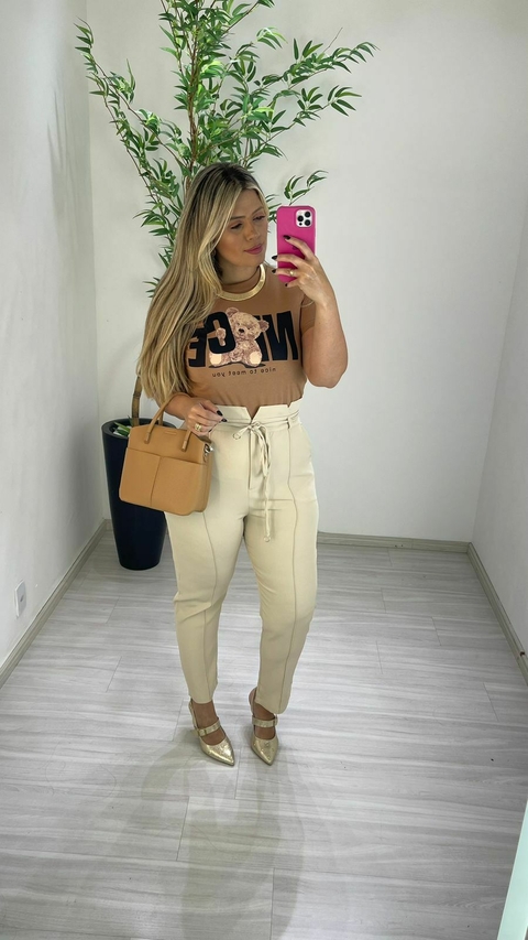 CALÇA PROMO NUDE CLARO