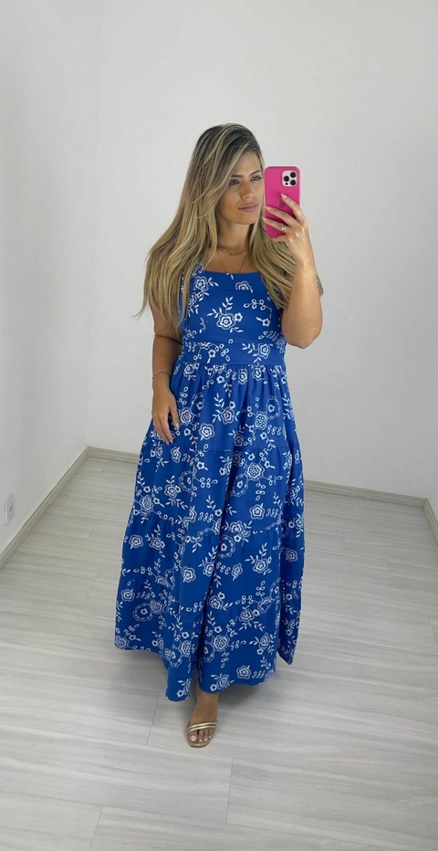 VESTIDO RAPHA ALÇA AZUL
