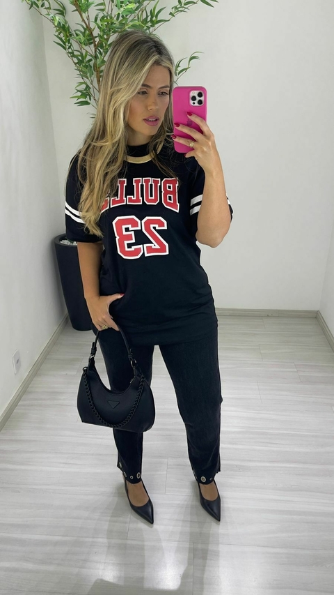 CAMISÃO BULLS 23 PRETO
