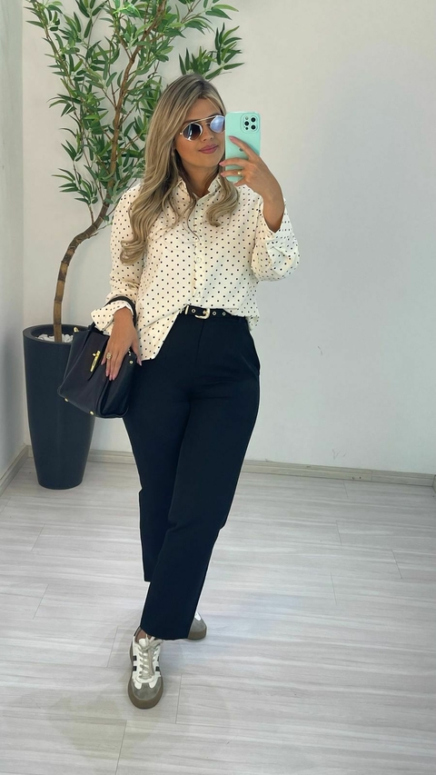 CALÇA ALFAIATARIA ALTO PADRÃO CINTO - comprar online