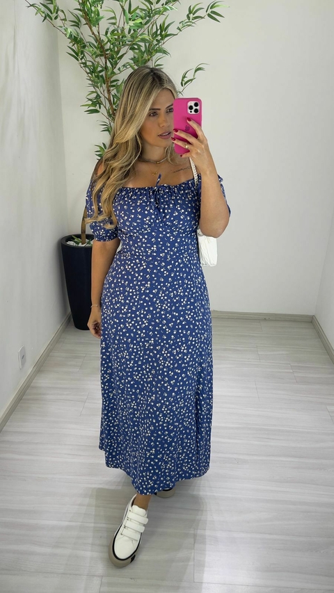 VESTIDO TASSIA AZUL