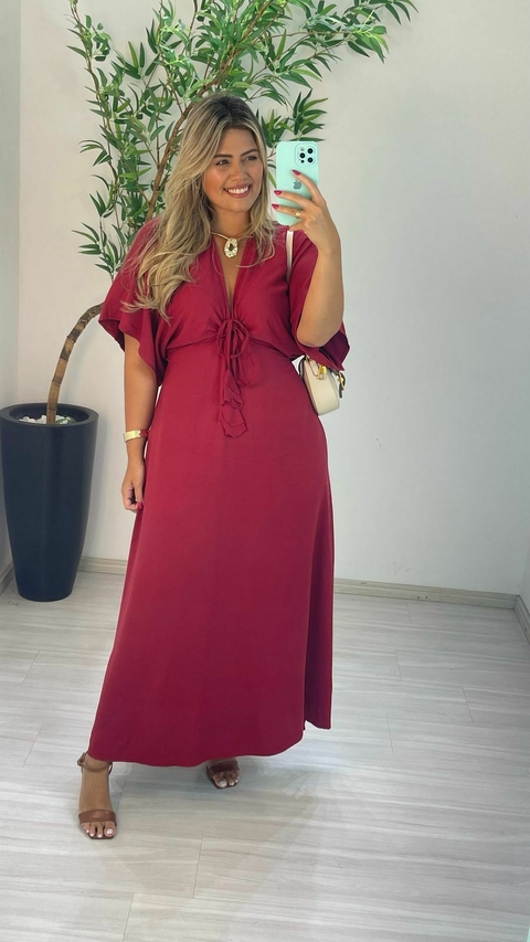 VESTIDO MILLA SLIM CEREJA - comprar online