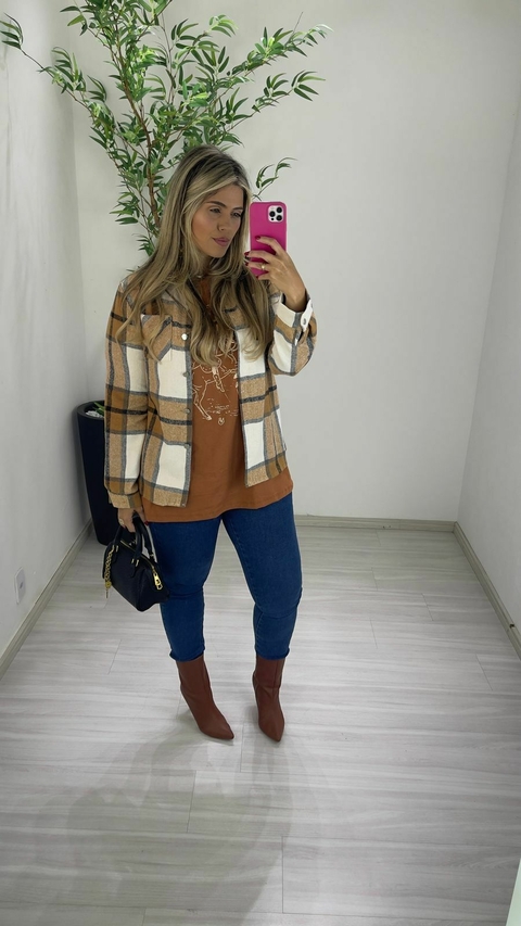 CAMISÃO COUNTRY MARROM