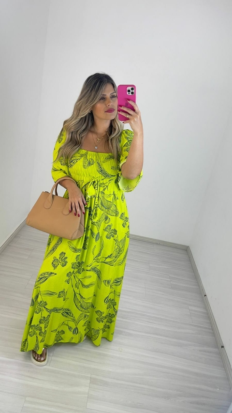 VESTIDO JERI VERDE LIMA