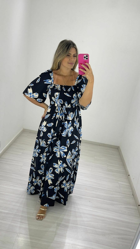 VESTIDO JERI PRETO COLEÇÃO BLACK