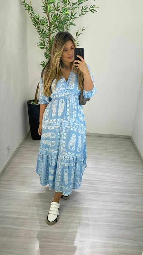 VESTIDO MILLA AZUL CÉU