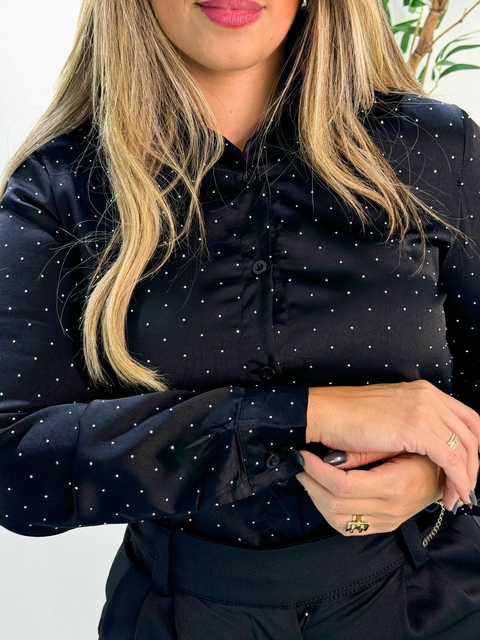 CAMISA PONTO DE LUZ ACETINADA