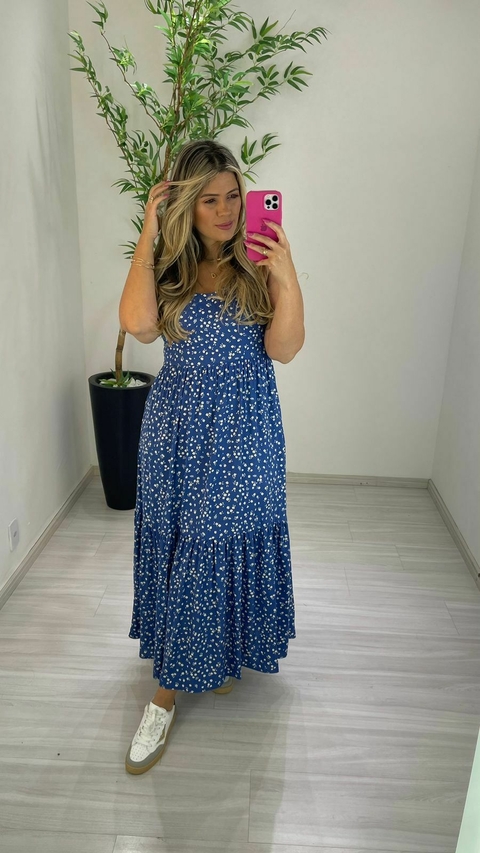 VESTIDO THALITA AZUL LIBERY