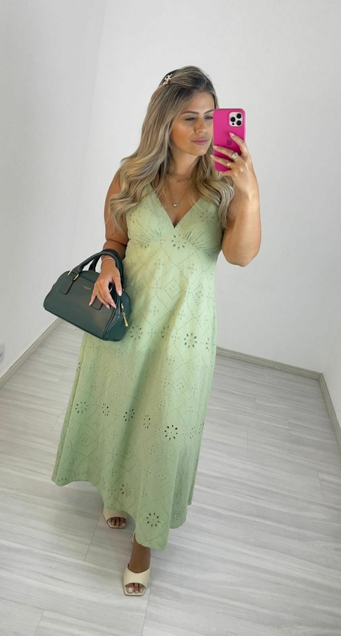 VESTIDO SAFIRA LESE VERDE MENTA